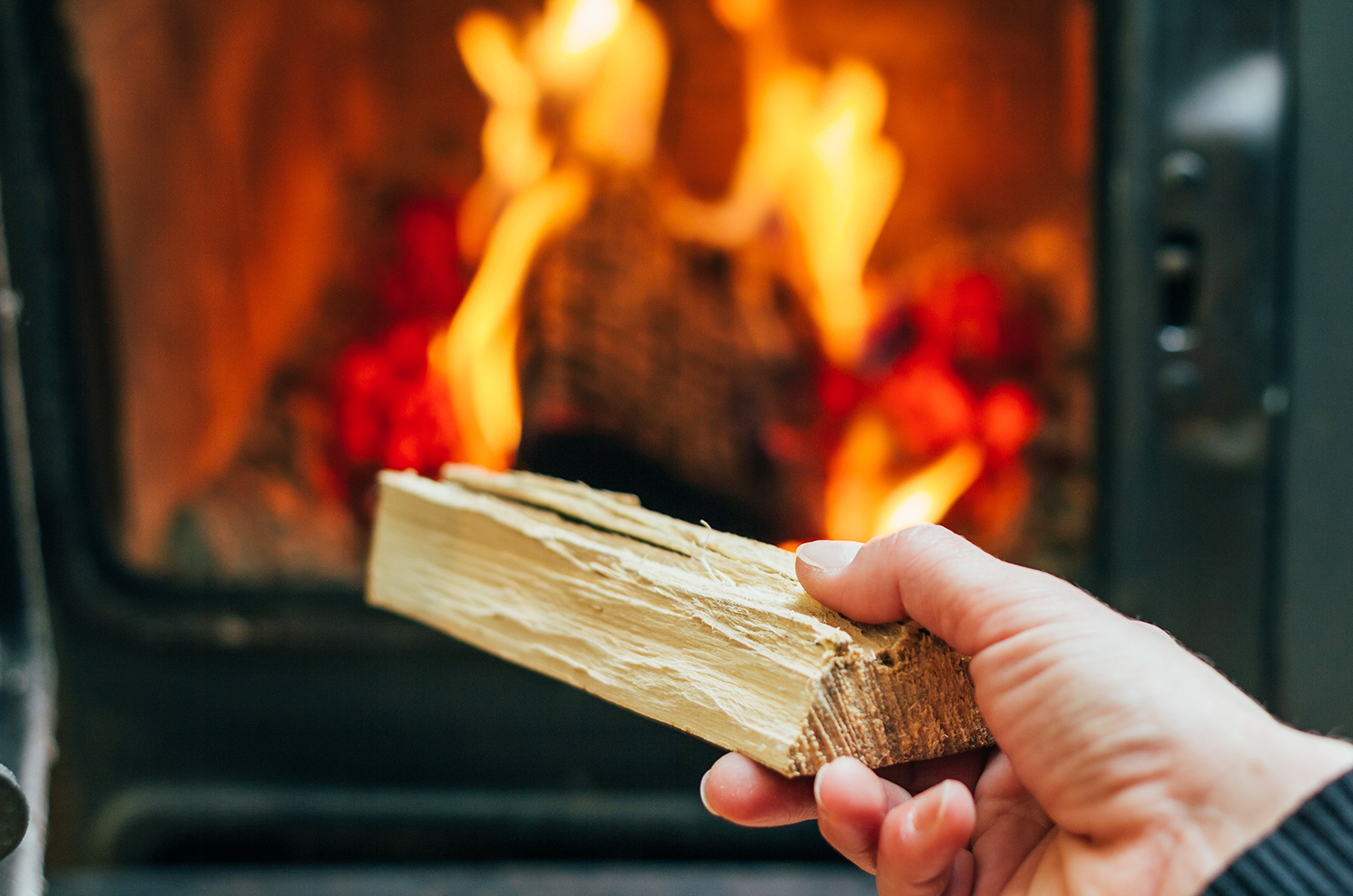 How to Light a Fire in a Fireplace or Wood Stove - BIO BLOCKS
