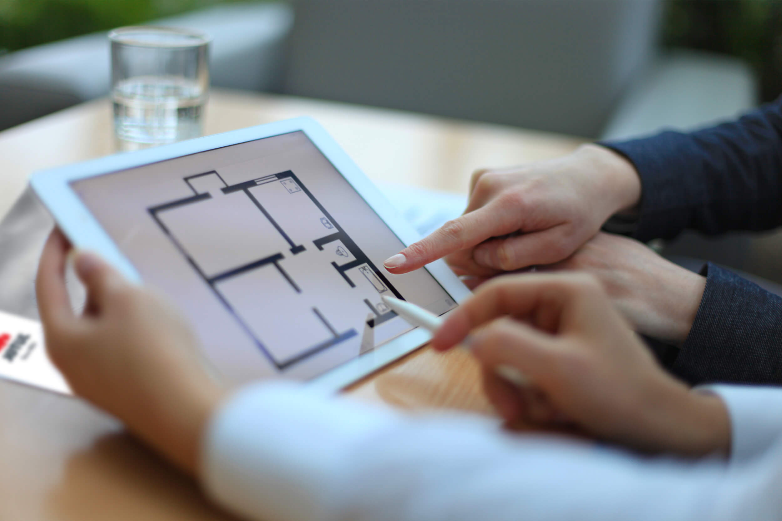 Hands keeping warm by the fireplace