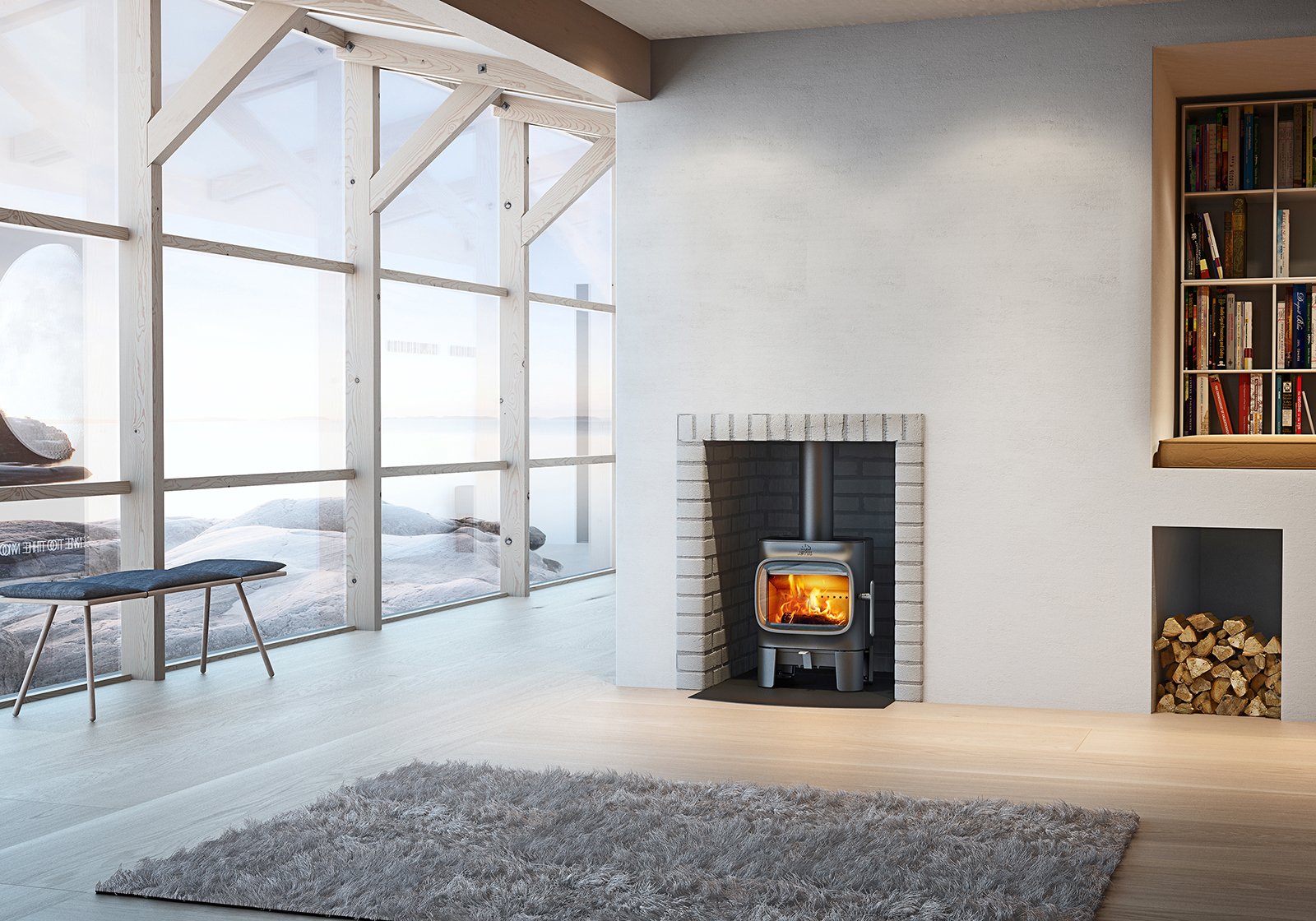 JØTUL F 105 R SL | Wood Burning Stoves - Modern