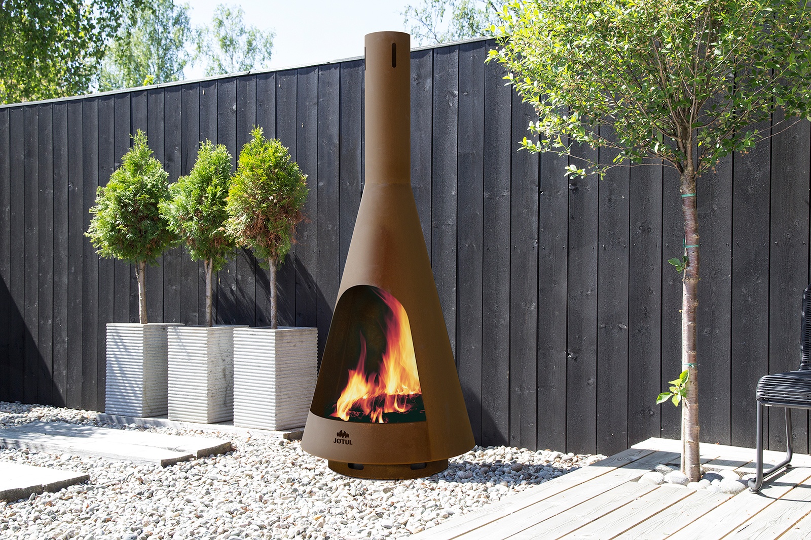 Jøtul Frøya | Outdoor wood stove - Modern