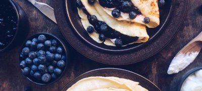 Blueberry pancakes