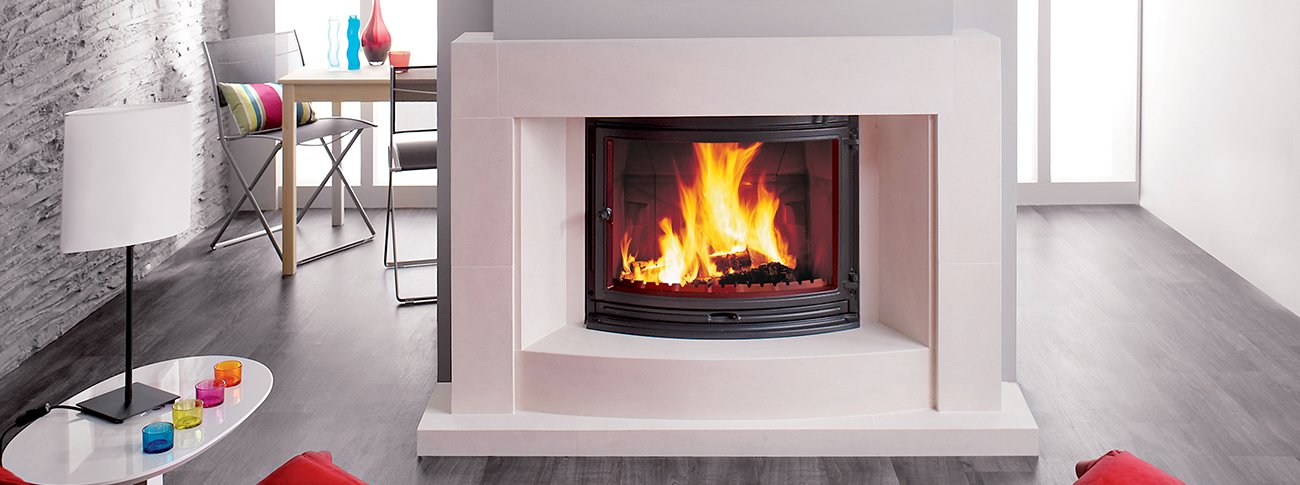 Jotul I 18 Panorama Fireplace Inserts Traditional