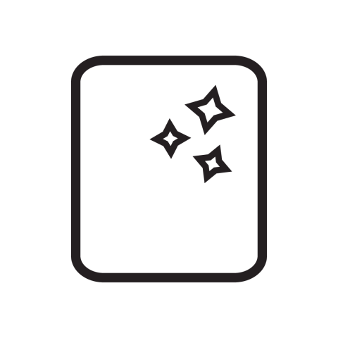 A black clean window icon