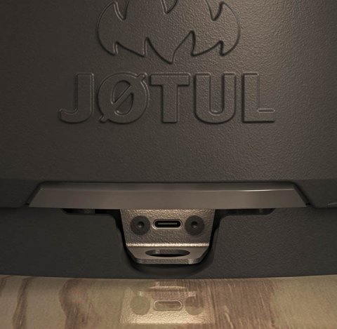 Detail: USB-C slot of Jøtul F 174 with Zensoric